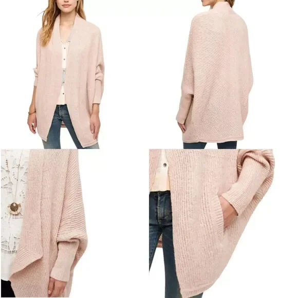 Sleeping on Snow x Anthropologie Primula Cocoon Cardigan Open Oversized Medium - Picture 1 of 13